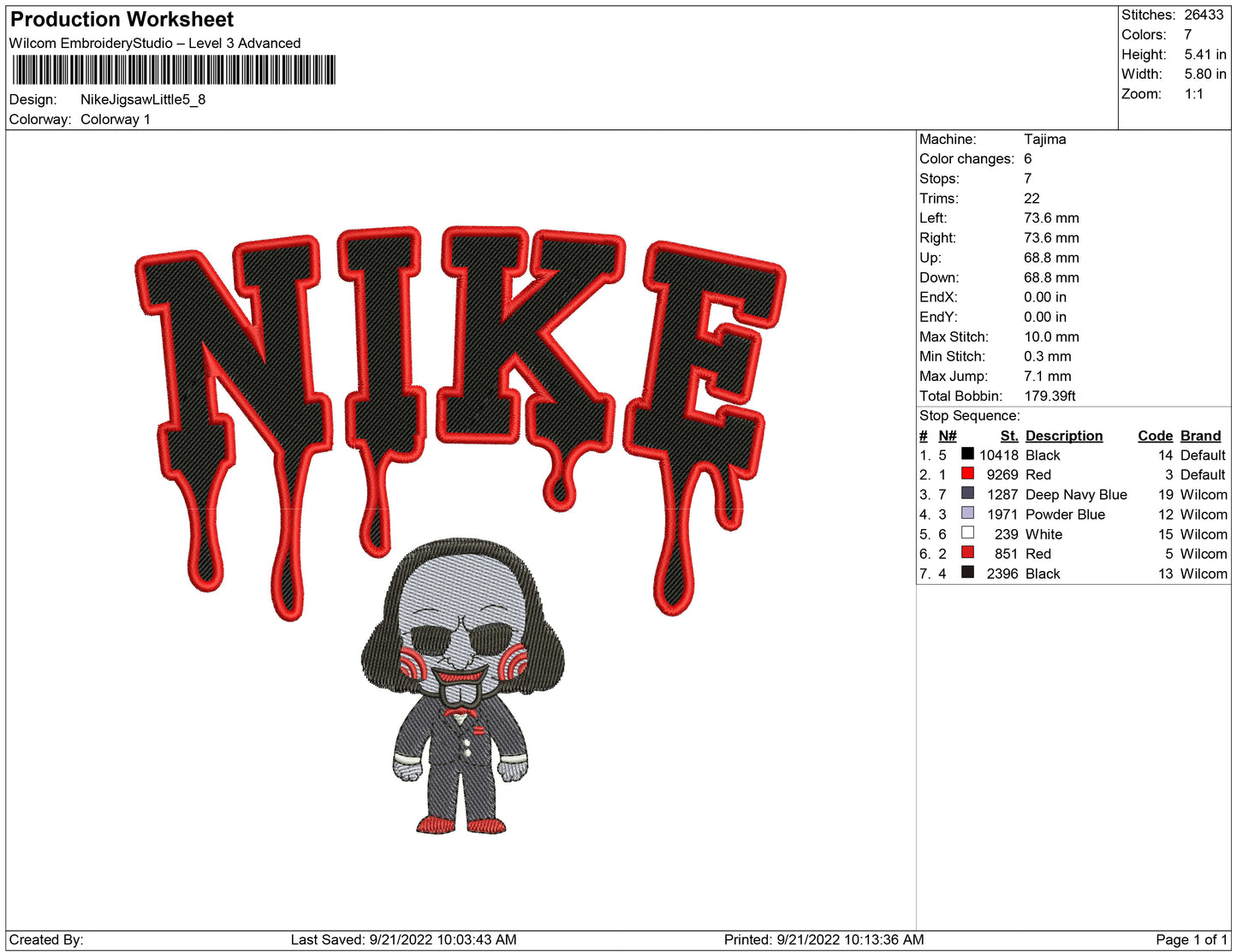 Nike Jigsaw Little