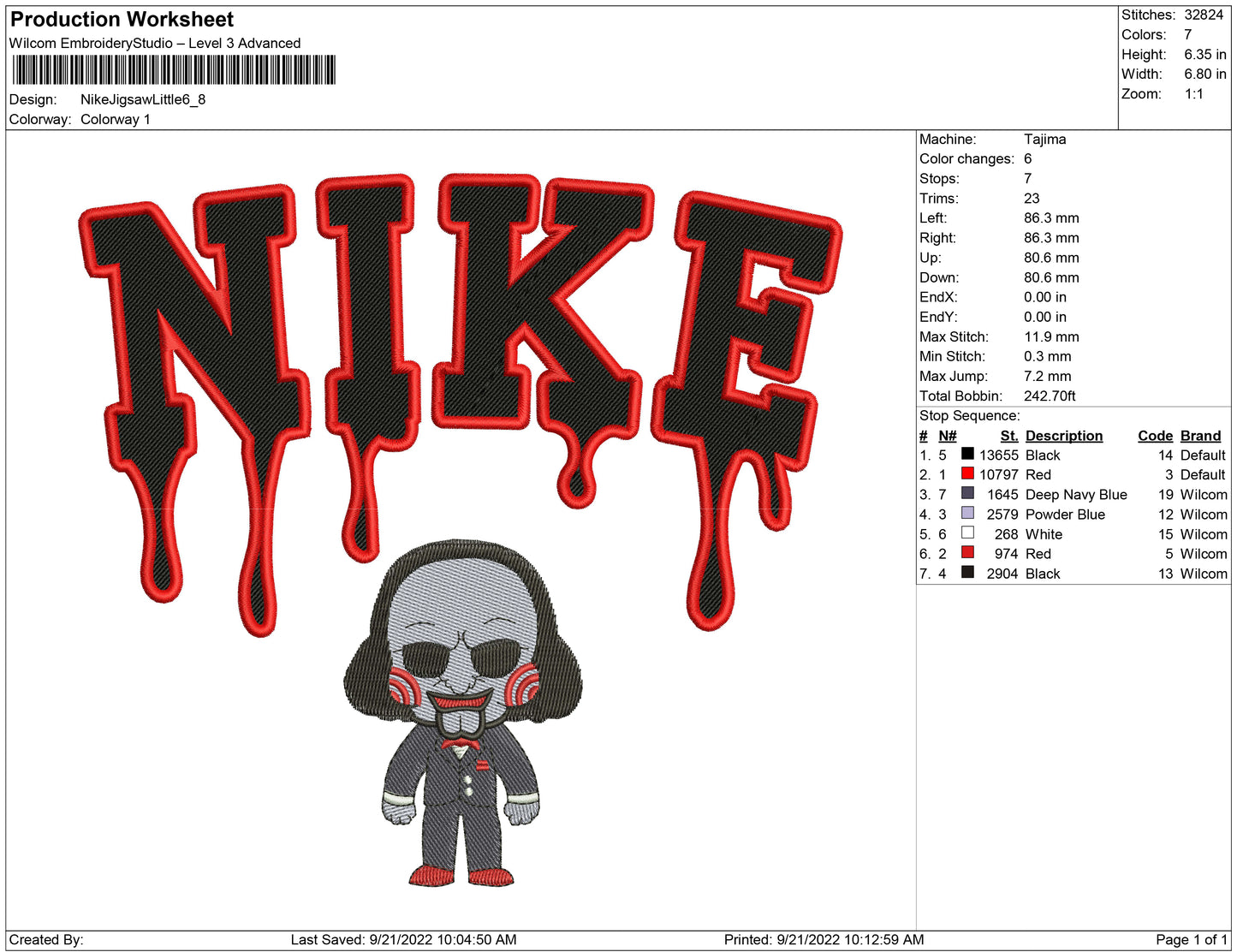 Nike Jigsaw Little