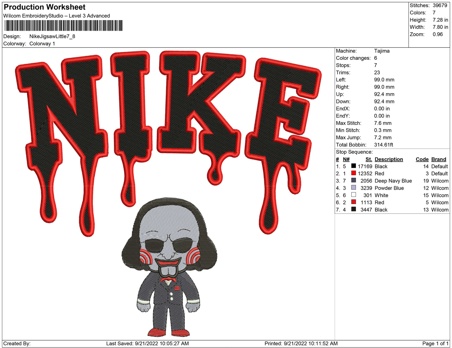 Nike Jigsaw Little