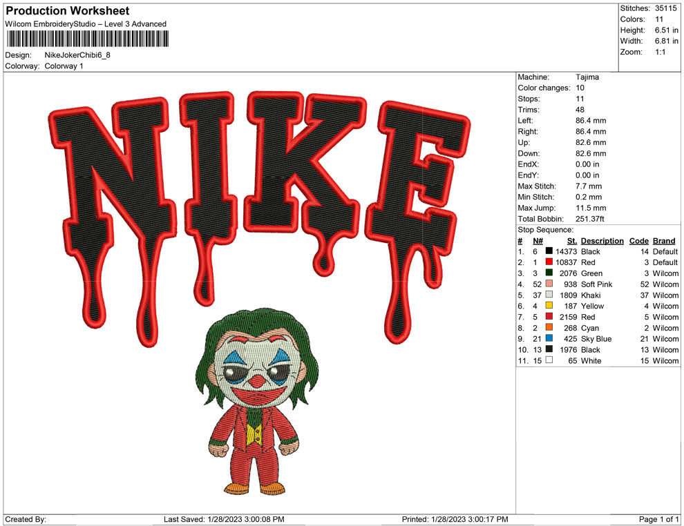 Nike Joker Chibi