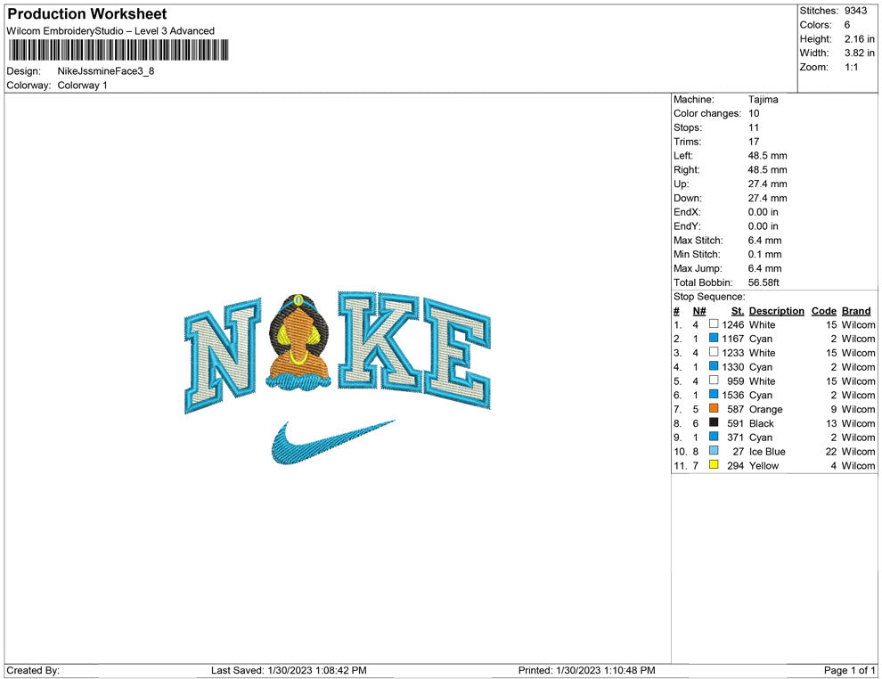 Nike Jasmine Face