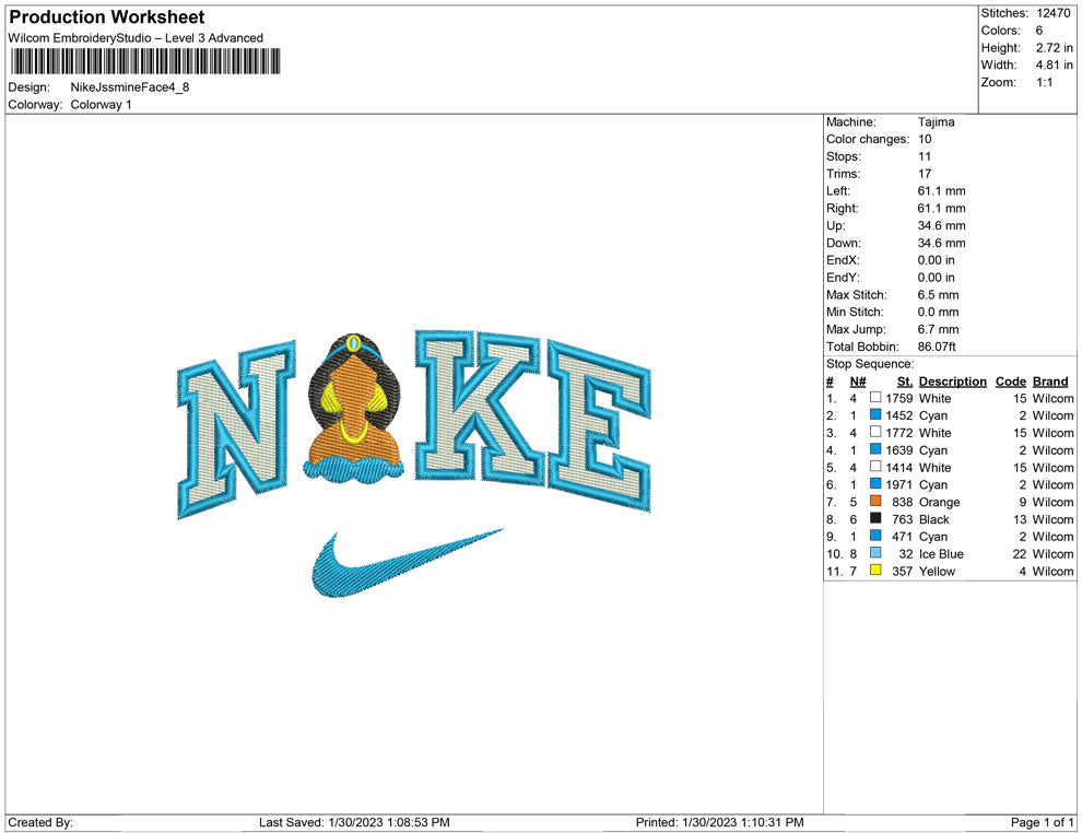 Nike Jasmine Face