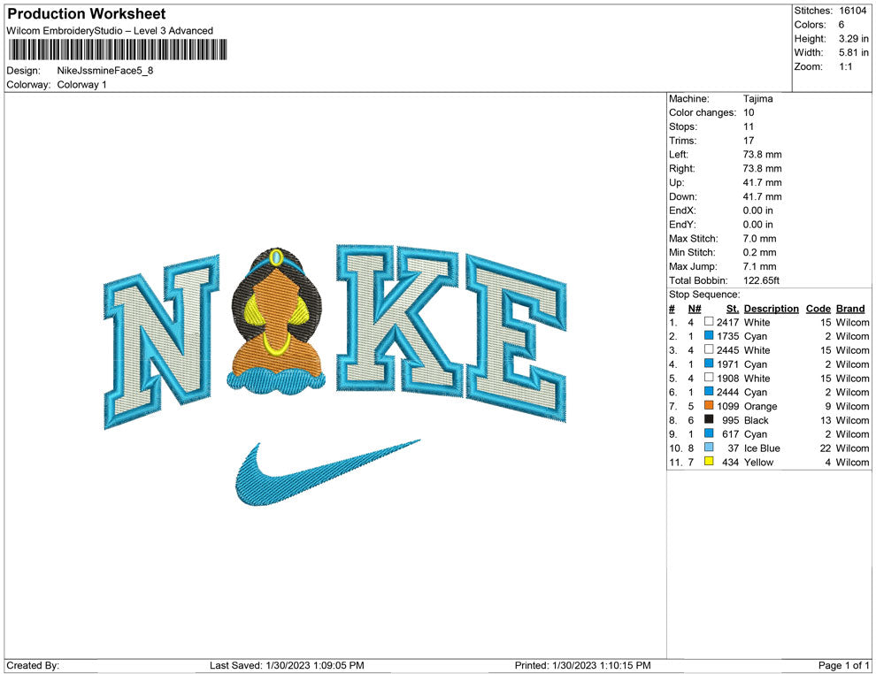 Nike Jasmine Face