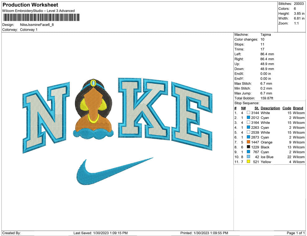 Nike Jasmine Face