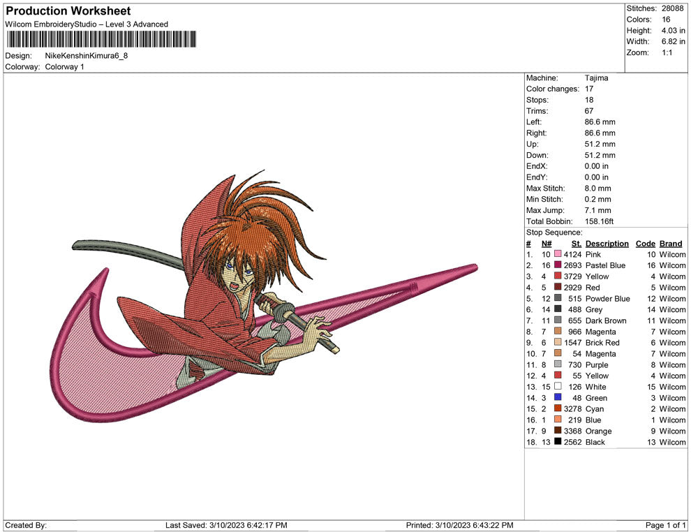 Swoosh Kenshin Kimura