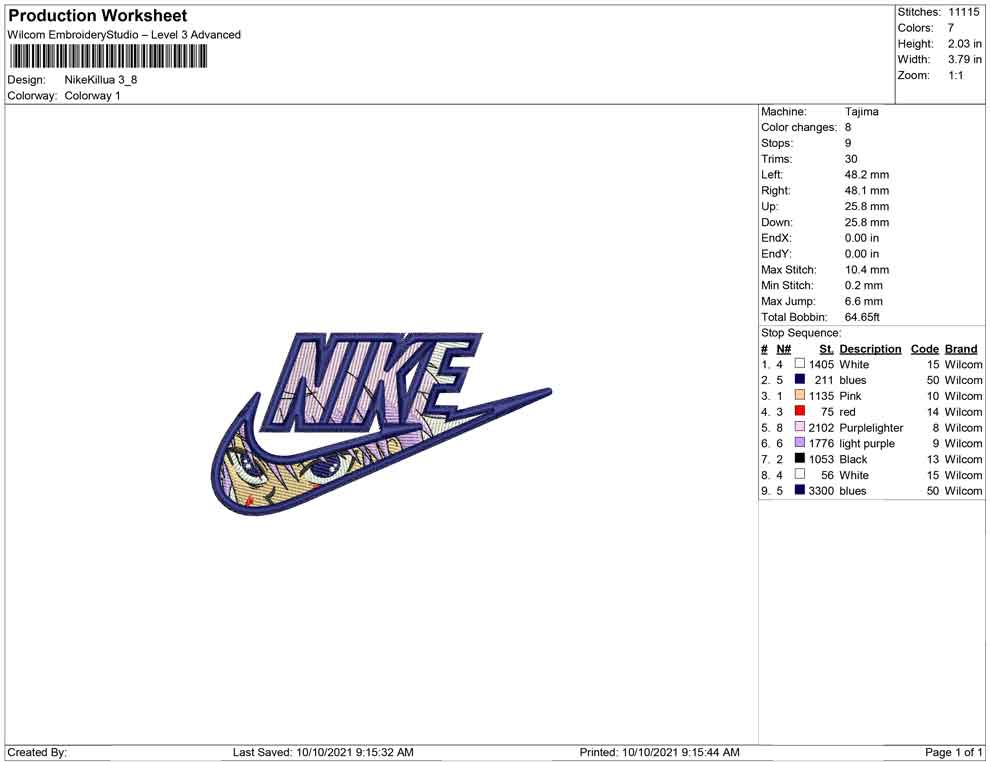 Nike killua