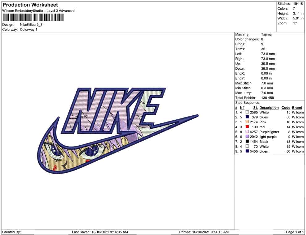 Nike killua