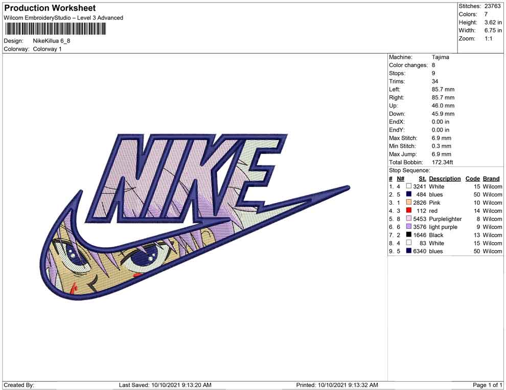 Nike killua