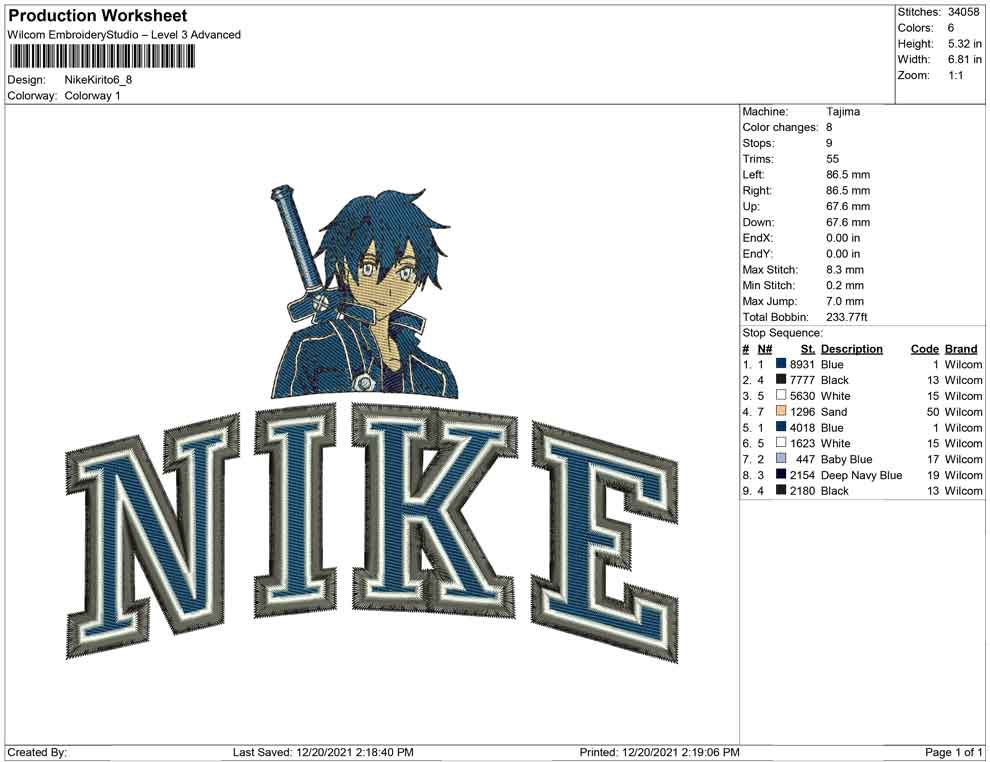 Nike Kirito