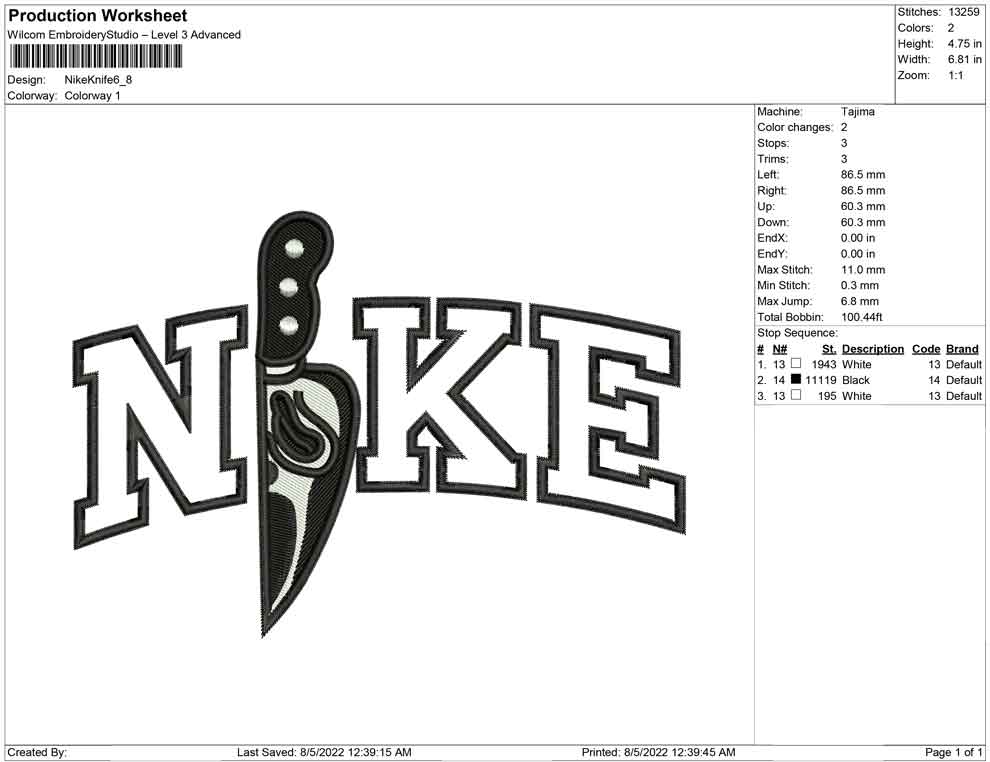 Nike Knife
