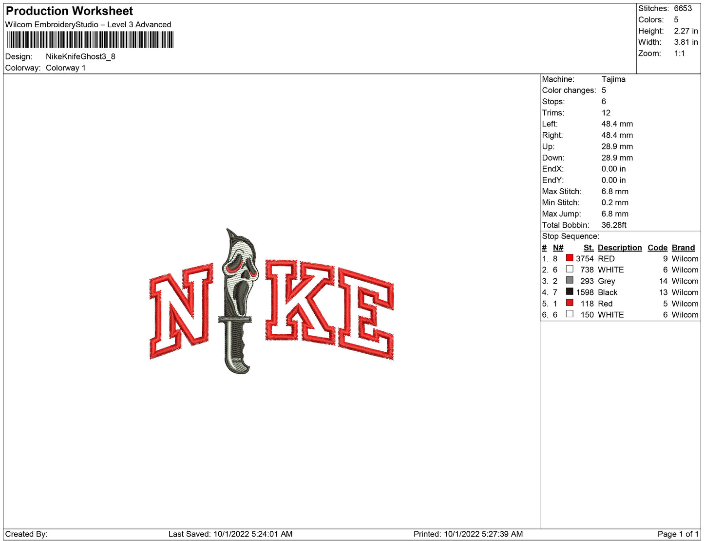 Nike Knife Ghost