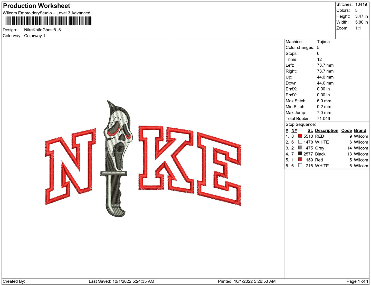 Nike Knife Ghost