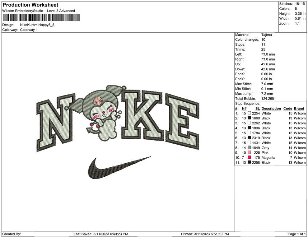Nike Kuromi Happy