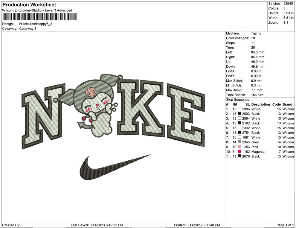 Nike Kuromi Happy