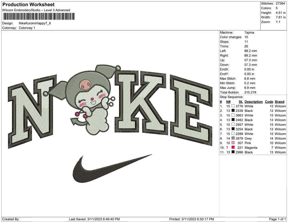 Nike Kuromi Happy