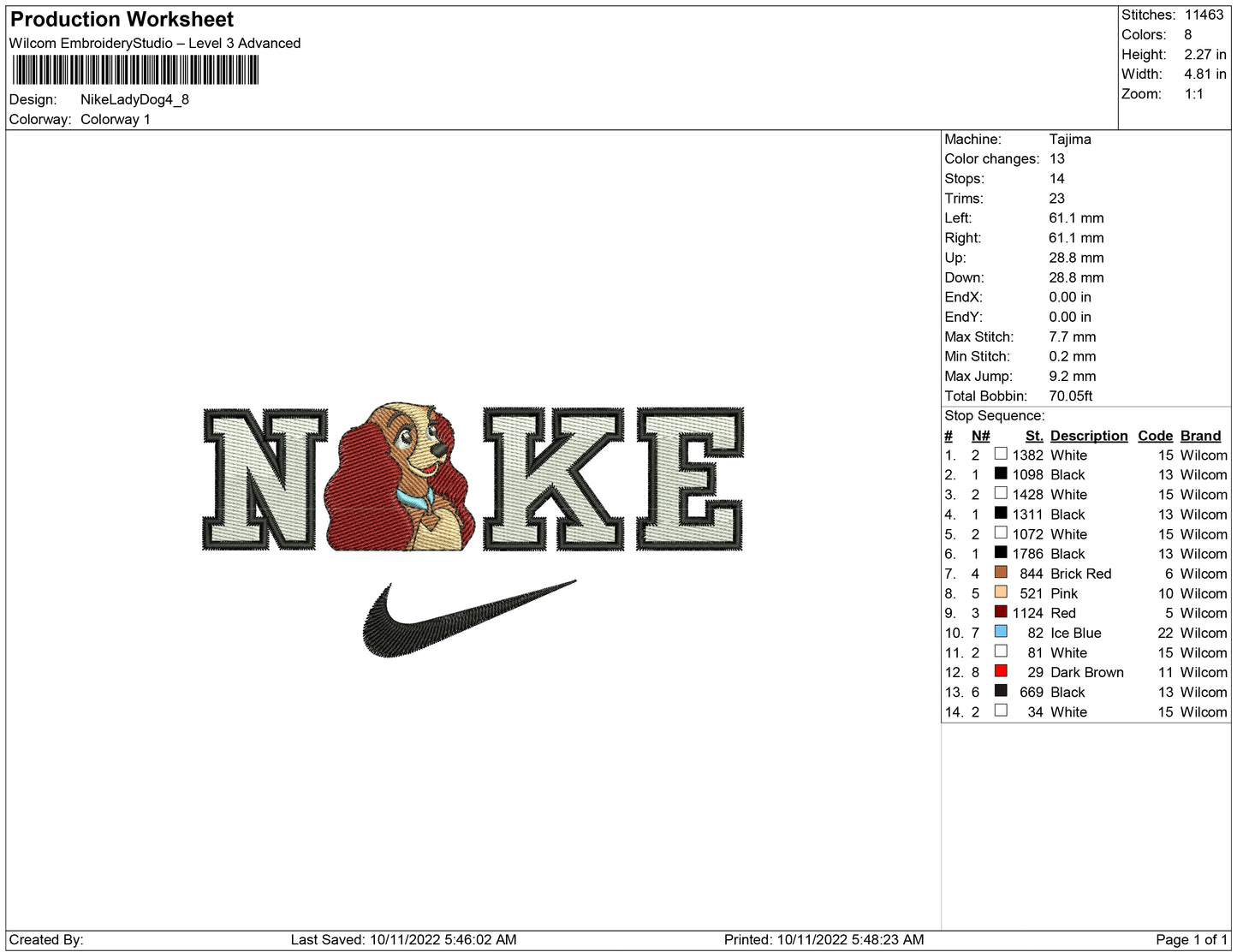 Nike Lady Dog