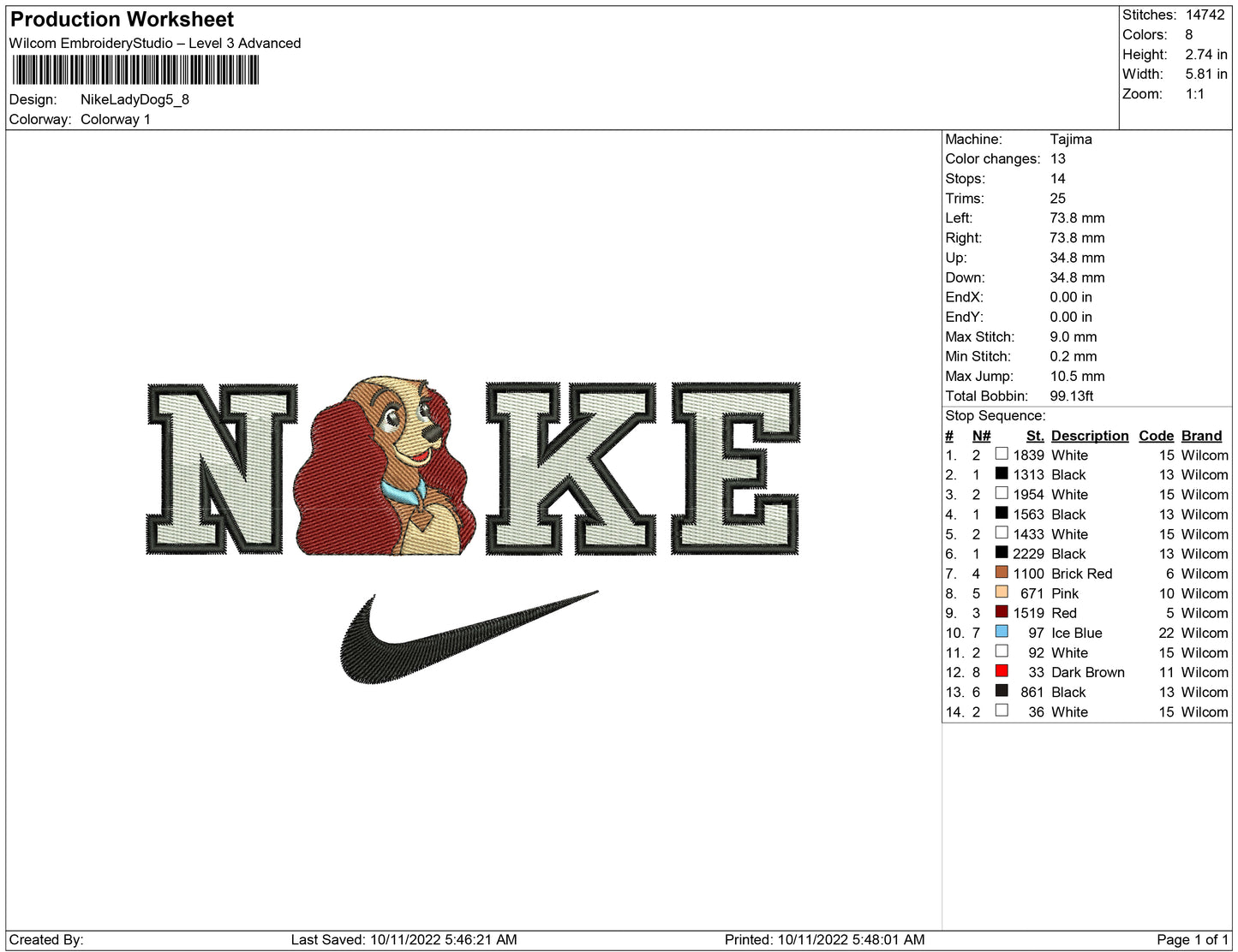 Nike Lady Dog