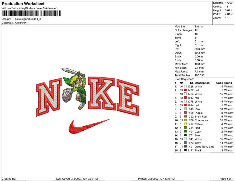 Nike Legend Zelda