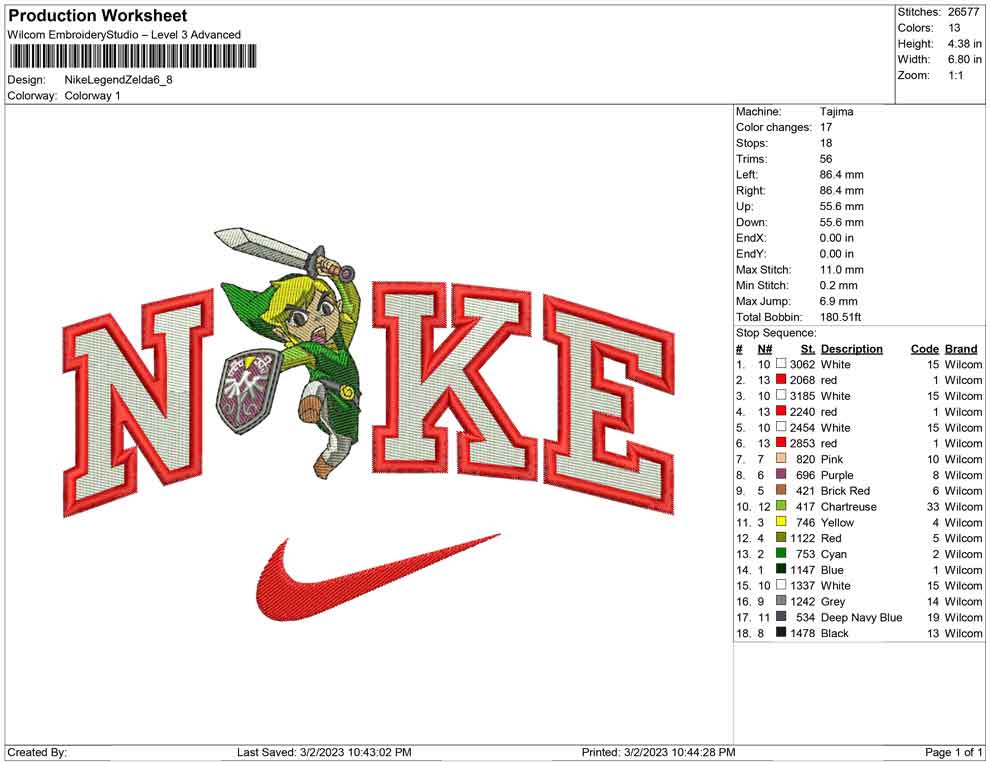 Nike Legend Zelda