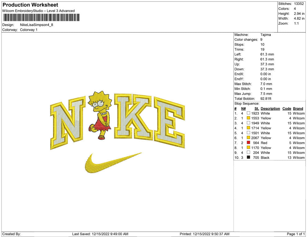 Nike Lisa Simpson