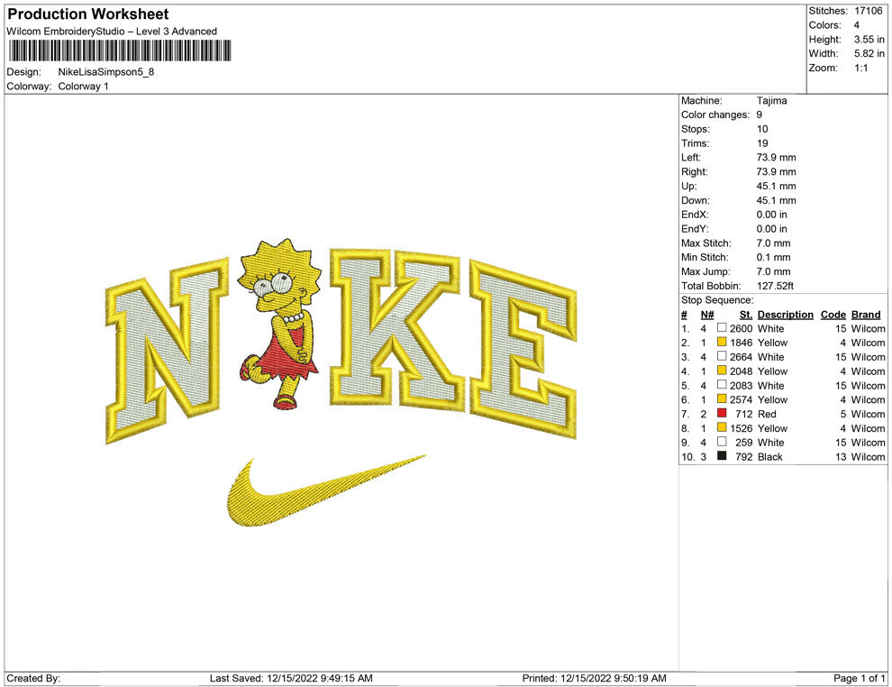 Nike Lisa Simpson