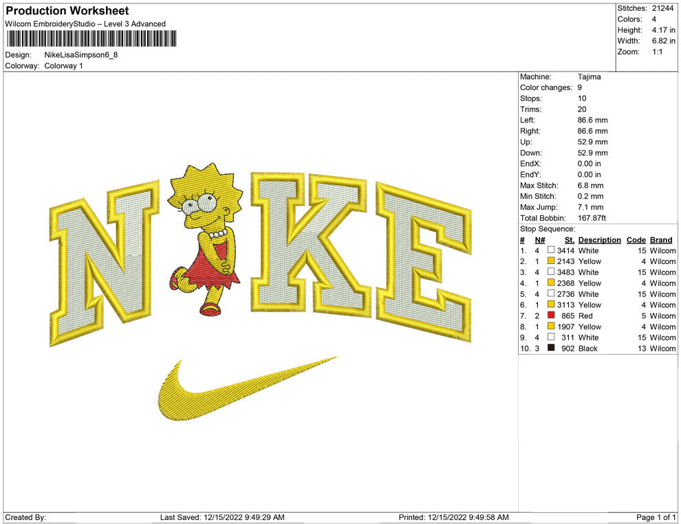 Nike Lisa Simpson
