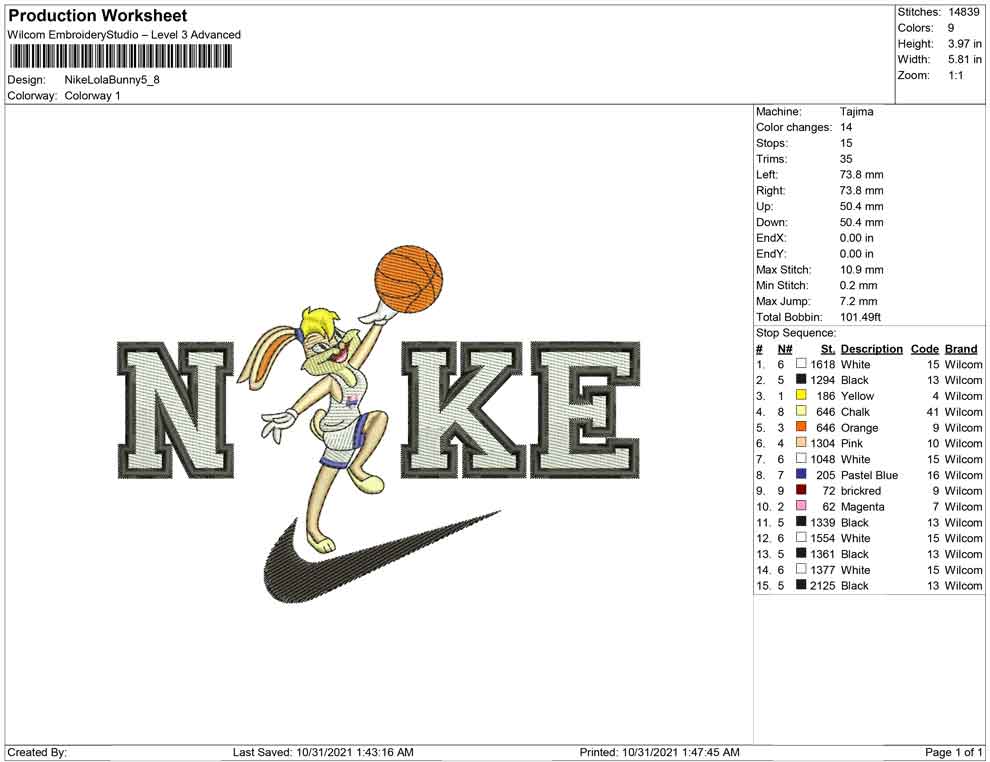 Nike Lola Bunny
