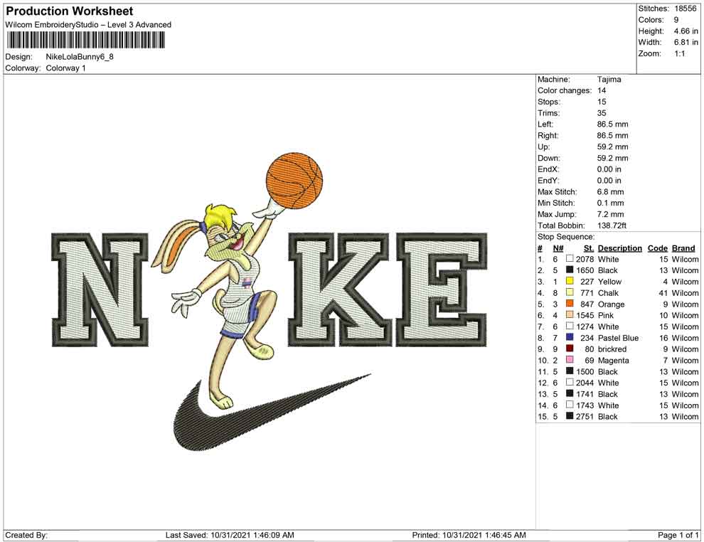 Nike Lola Bunny