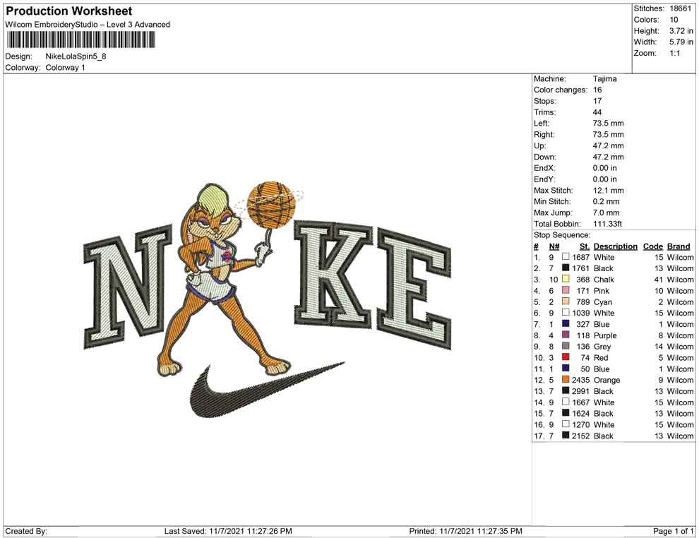 Nike Lola bunny Spin