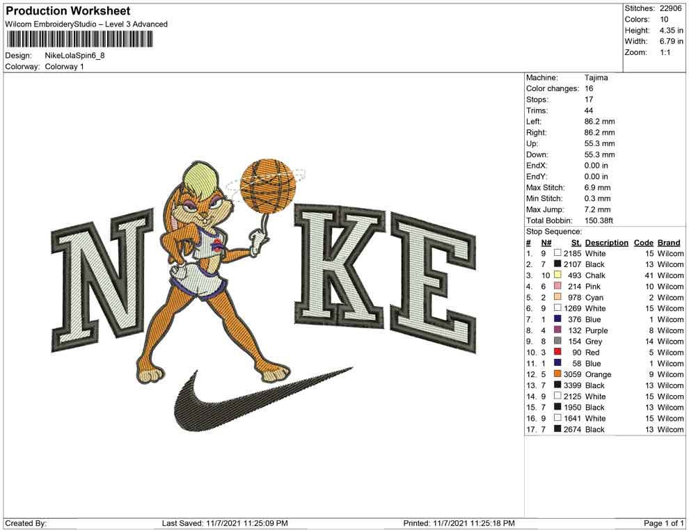 Nike Lola bunny Spin