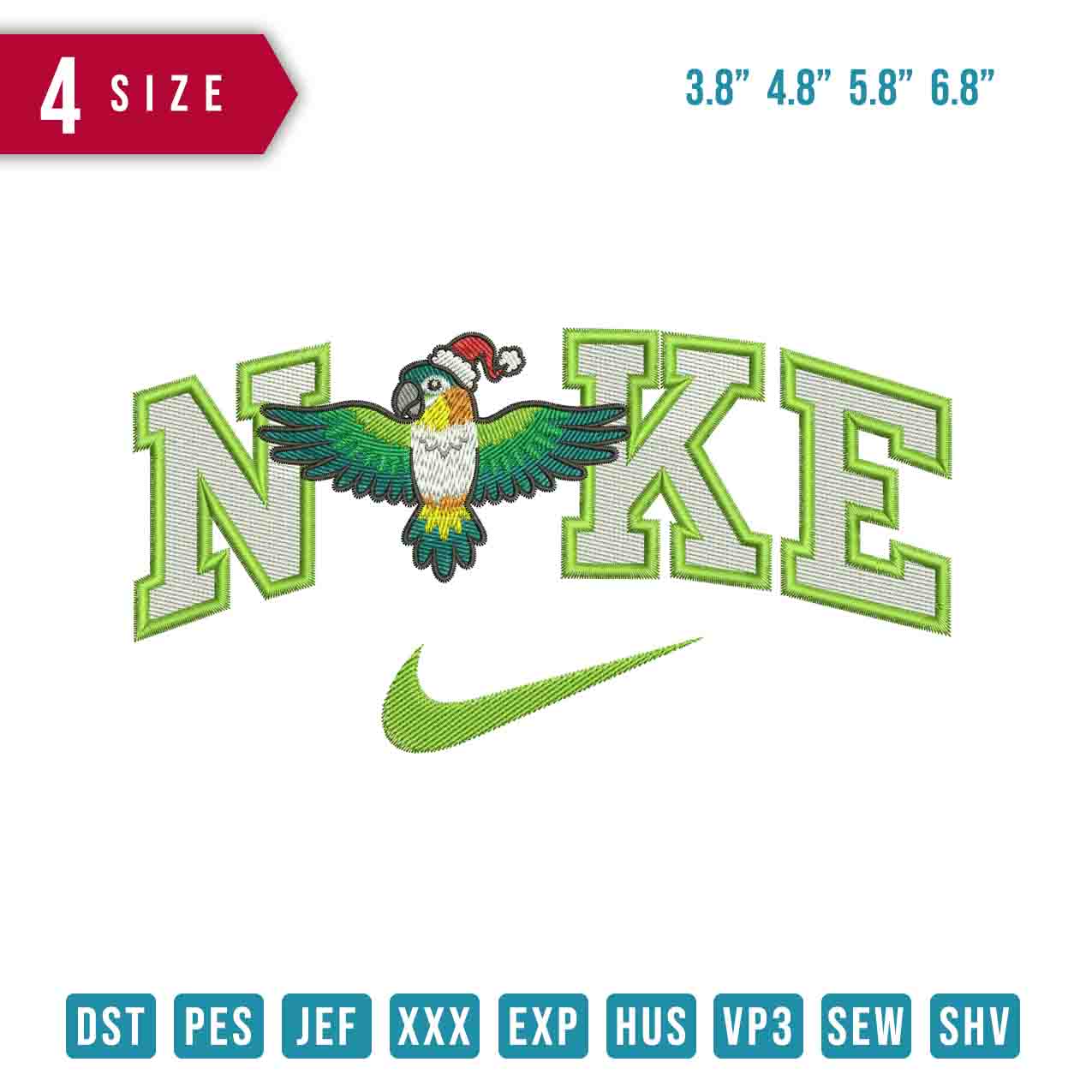 Nike Love Bird parrot christmas