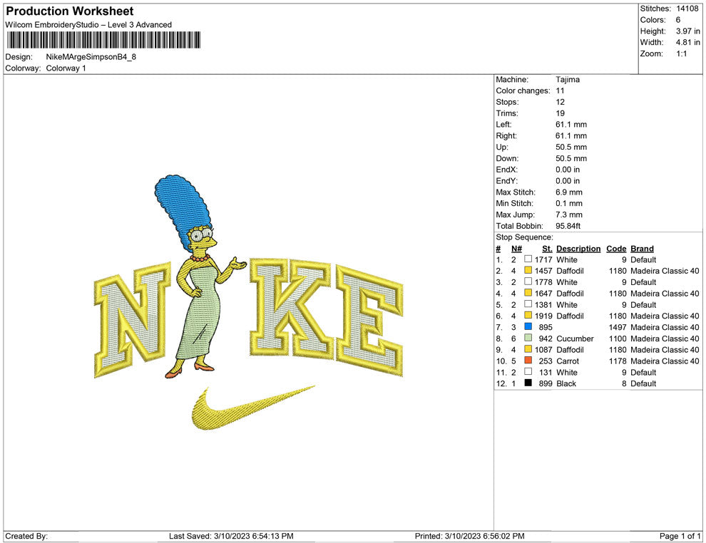 Nike Marge Simpson