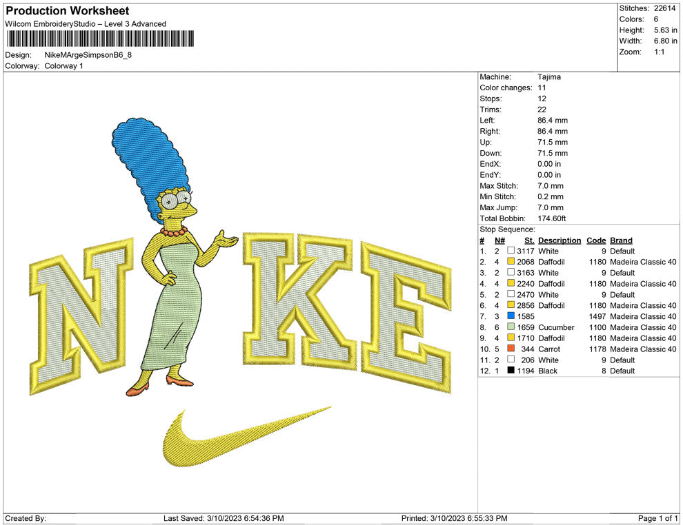 Nike Marge Simpson