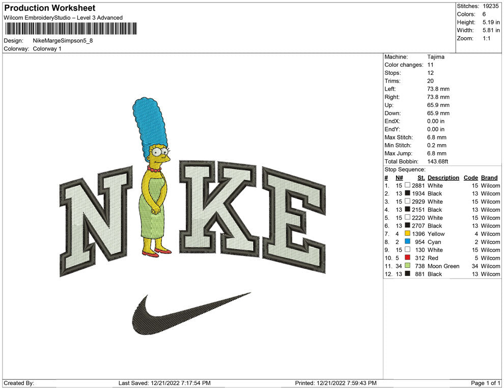 Nike Marge Simpson