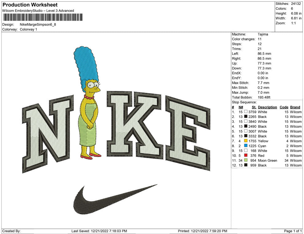 Nike Marge Simpson