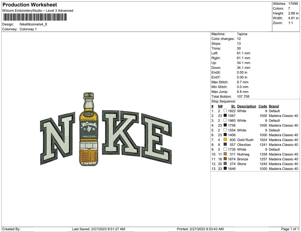 Nike Mcconnel bottle