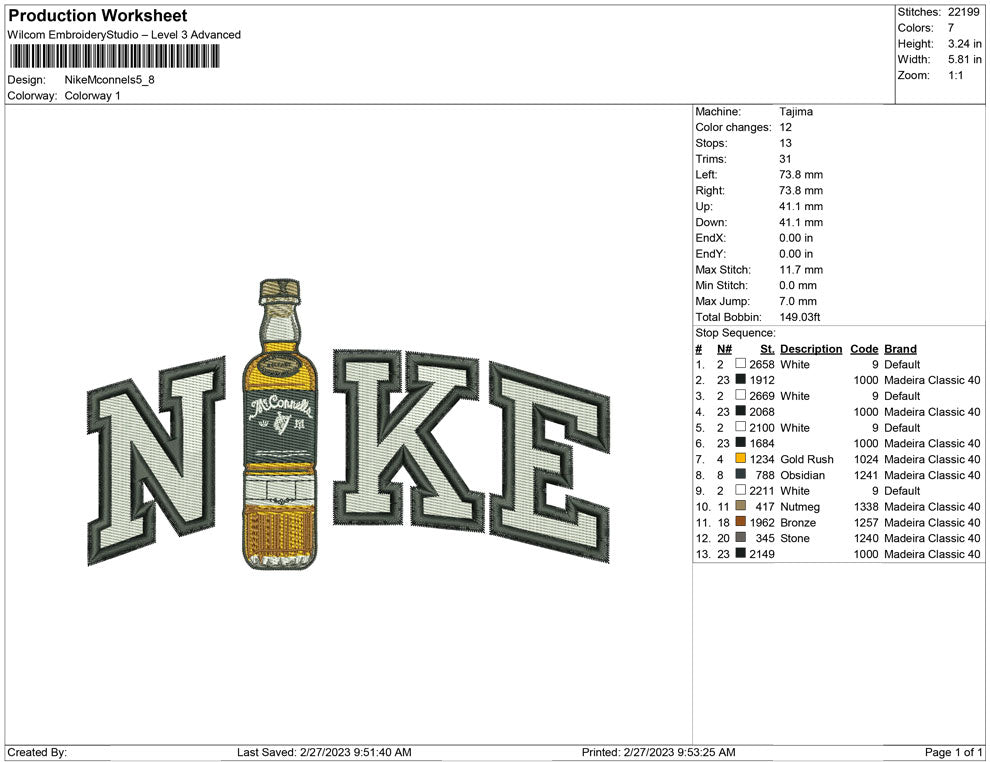 Nike Mcconnel bottle