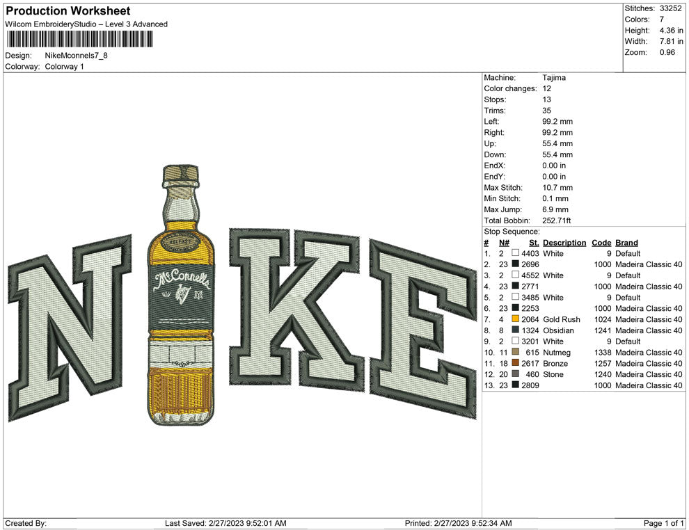 Nike Mcconnel bottle