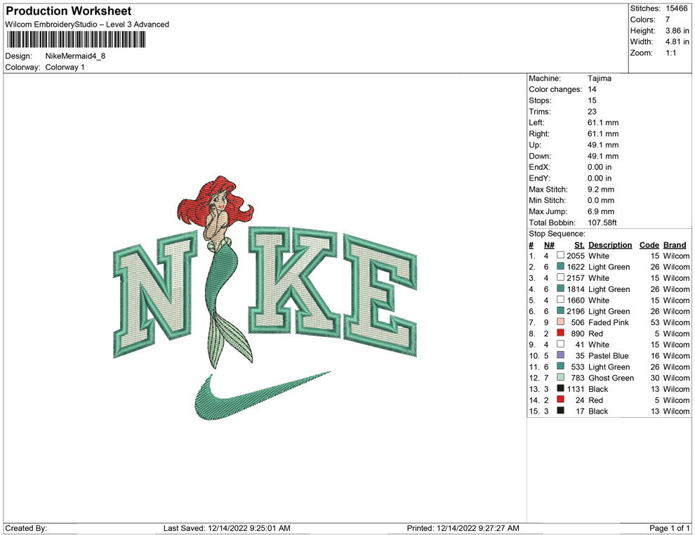 Nike Mermaid