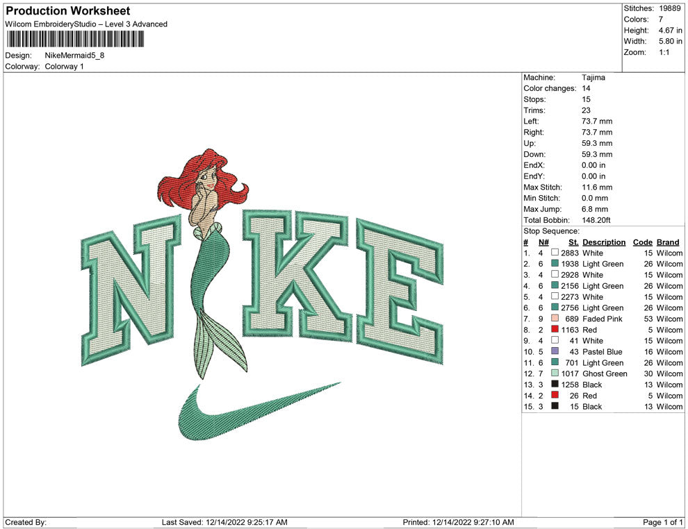 Nike Mermaid