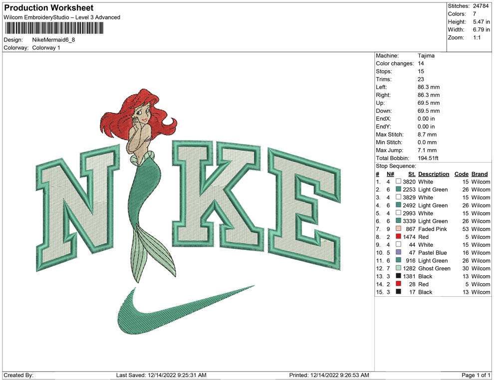 Nike Mermaid