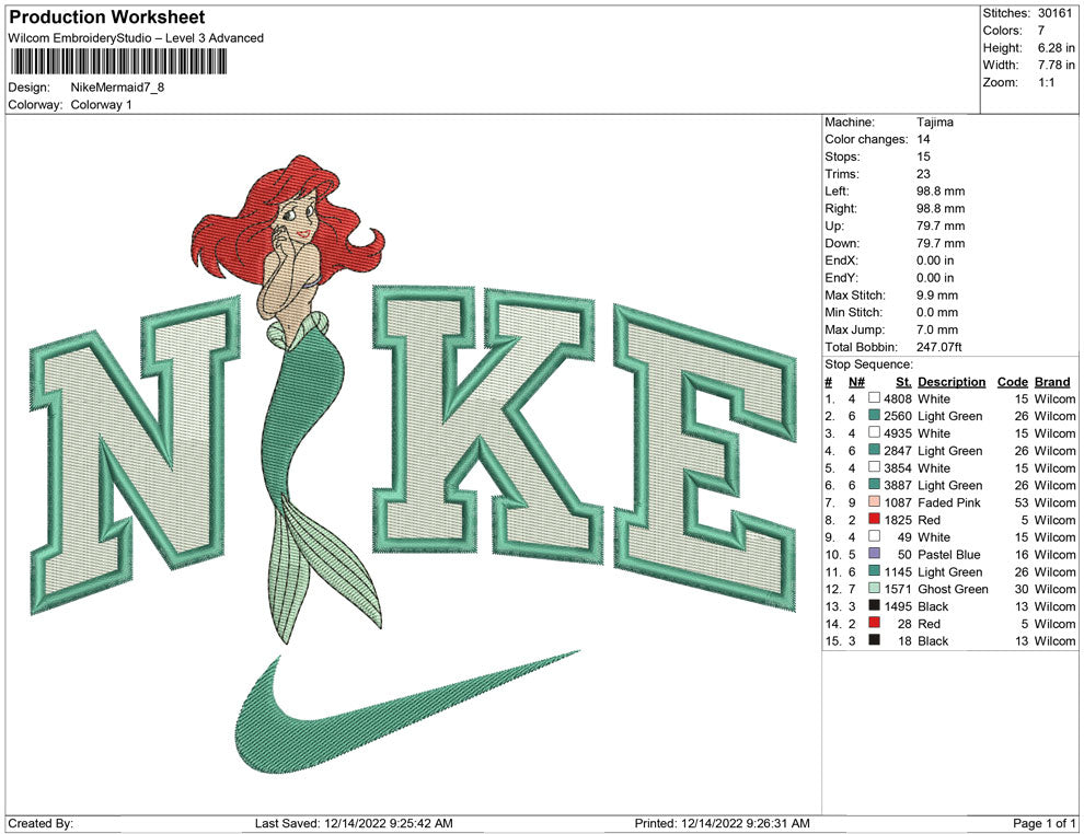 Nike Mermaid