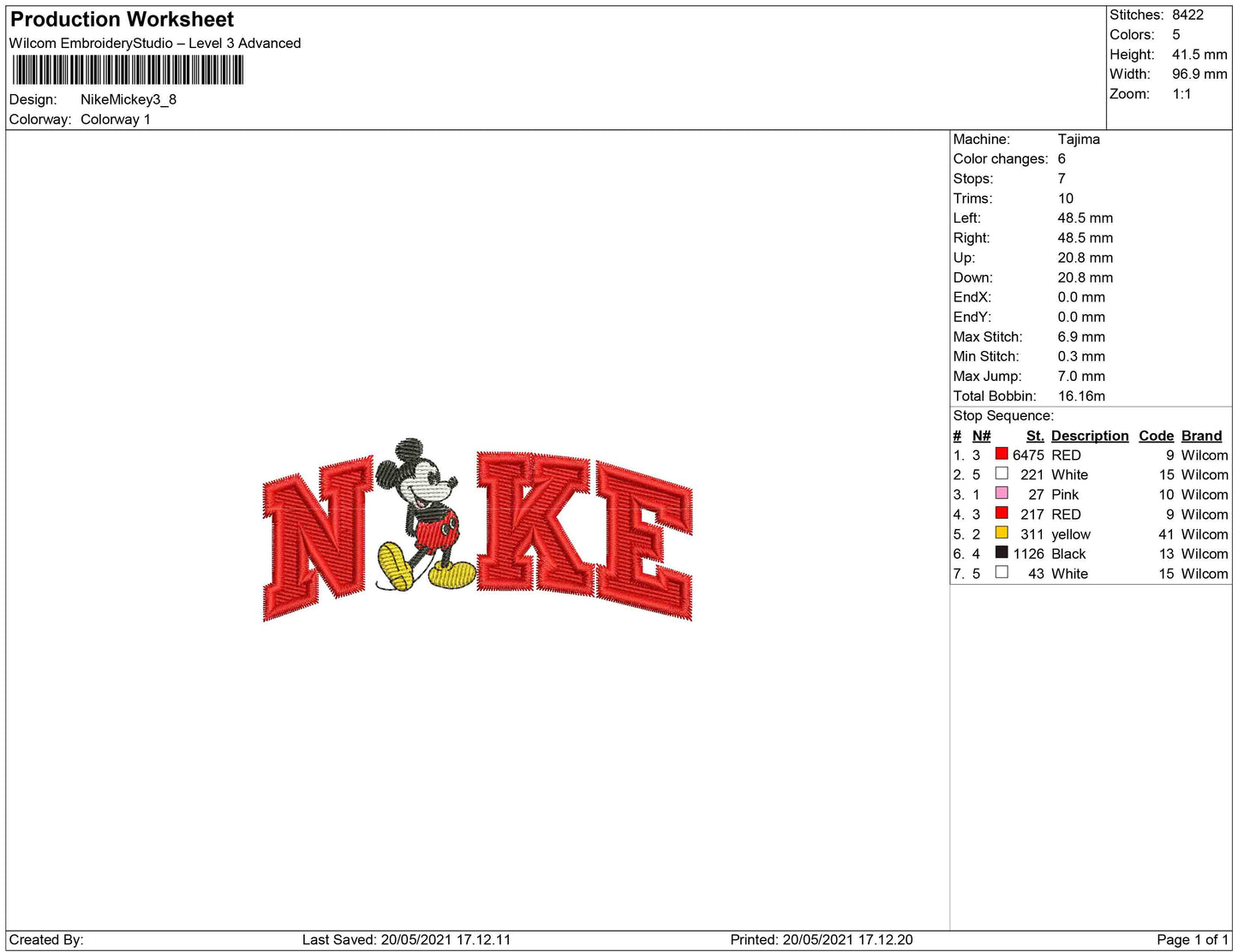 Nike Mickey Mouse