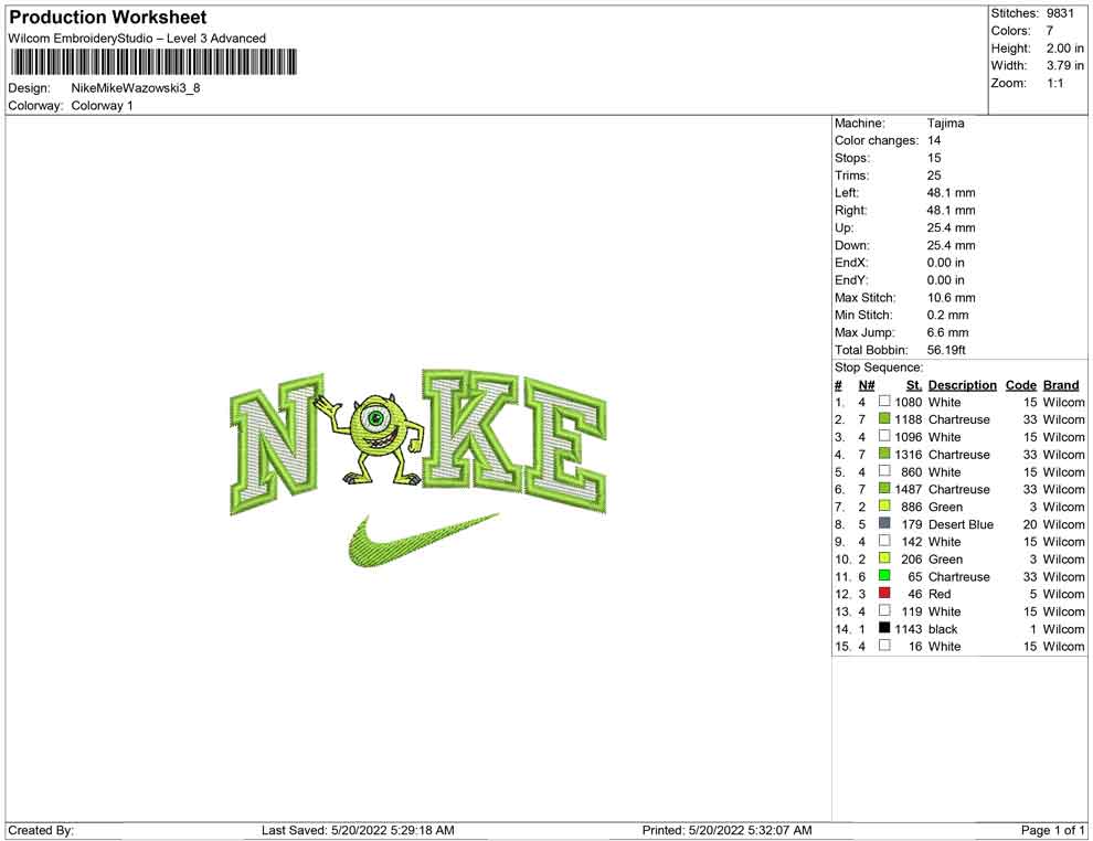 Nike Mike Wazowski