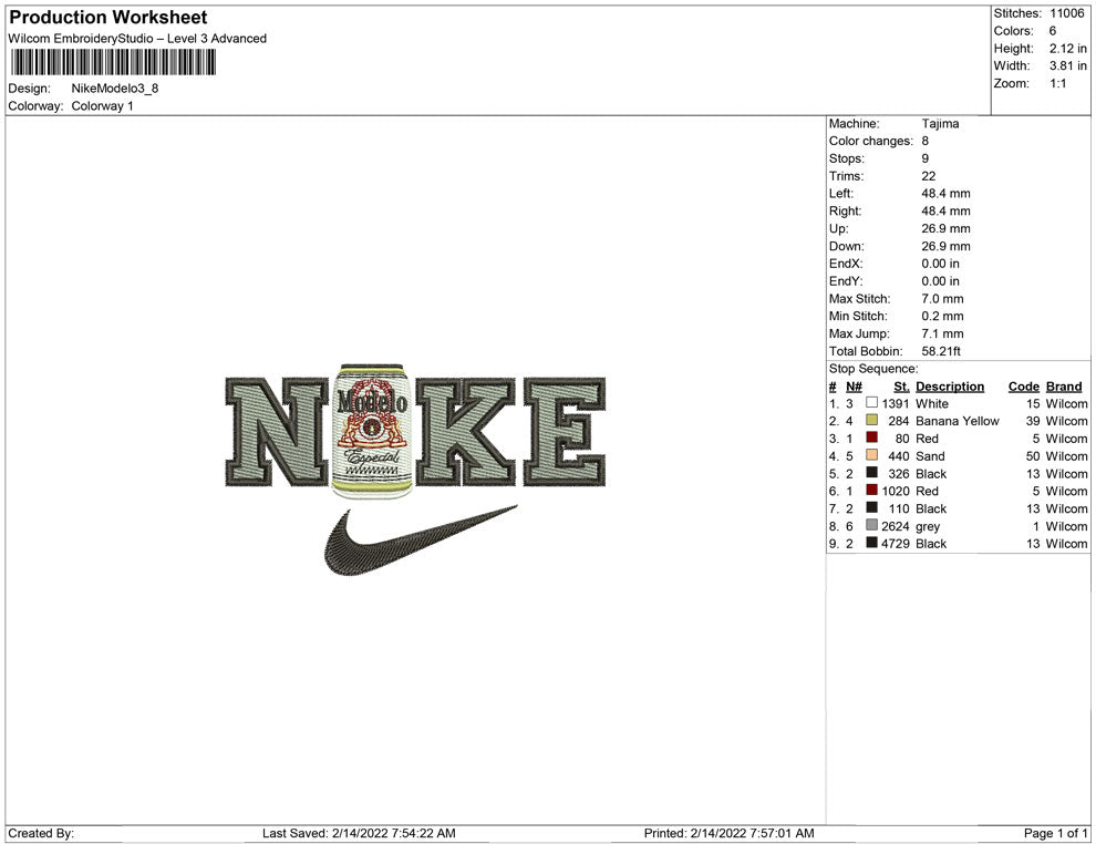 Nike Modelo bottle