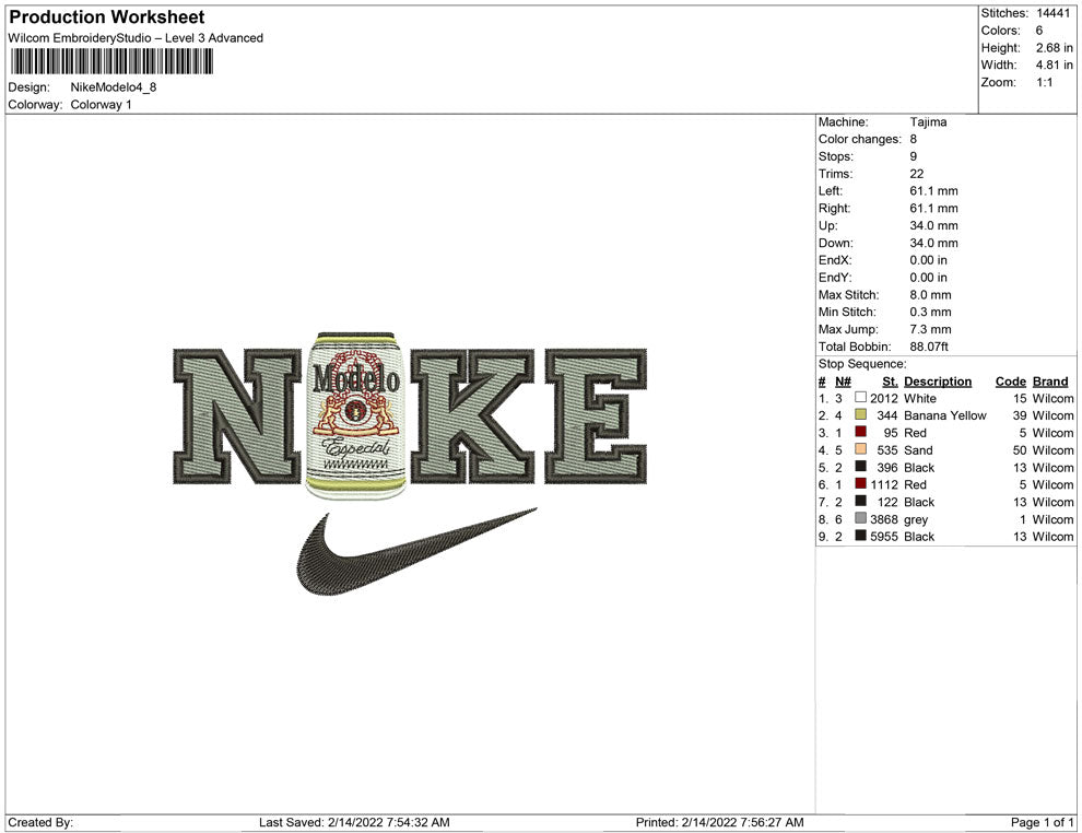 Nike Modelo bottle