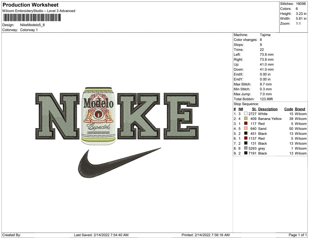 Nike Modelo bottle