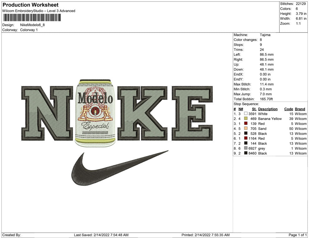 Nike Modelo bottle
