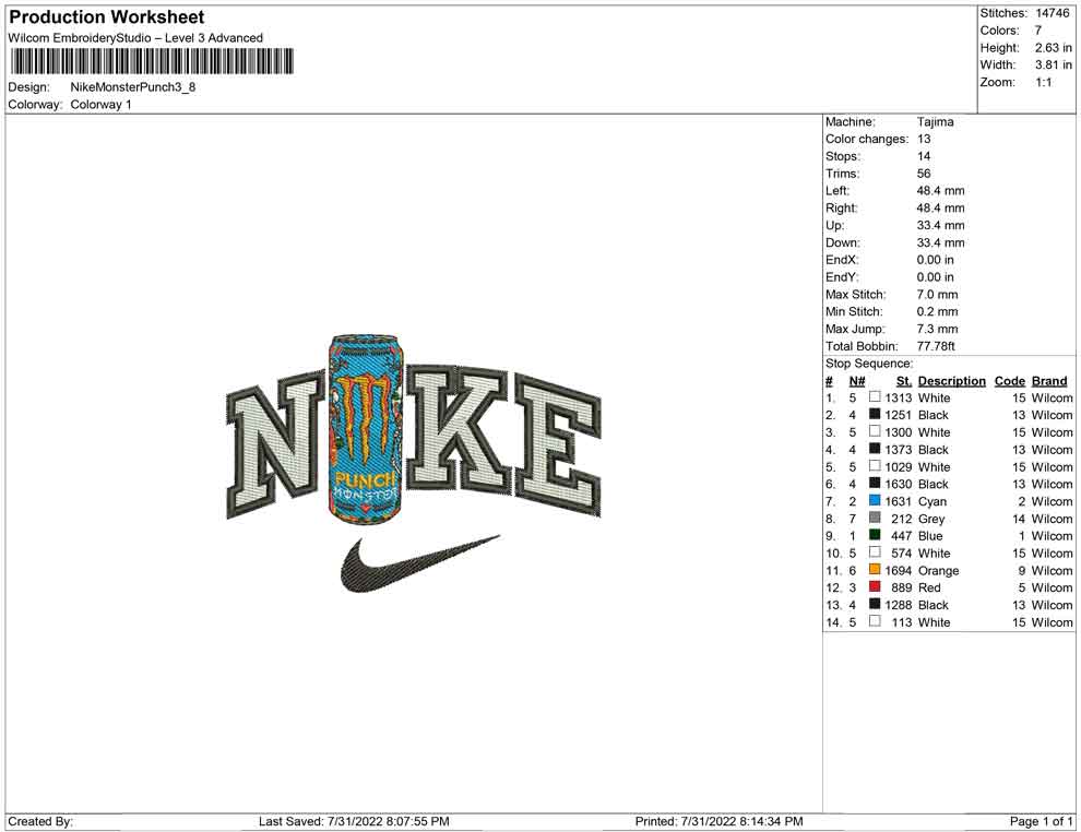 Nike Monster Punch Bottle