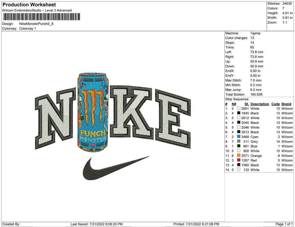Nike Monster Punch Bottle
